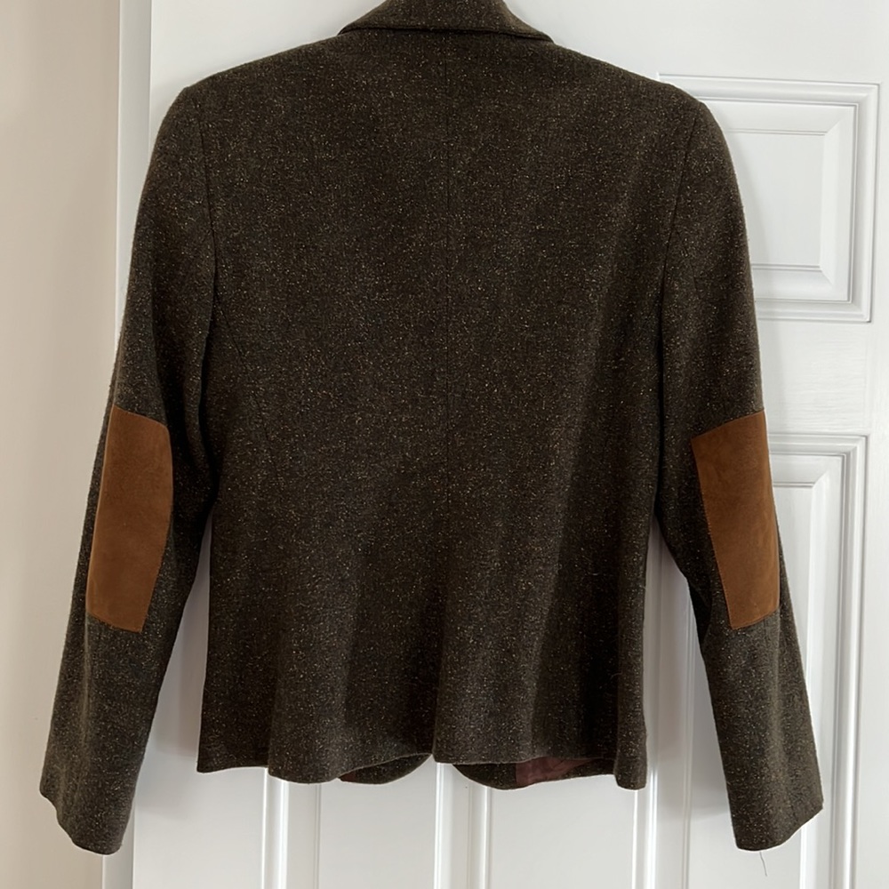 Sisley wool blend equestrian style blazer, made in Italy, size 44 or US 8